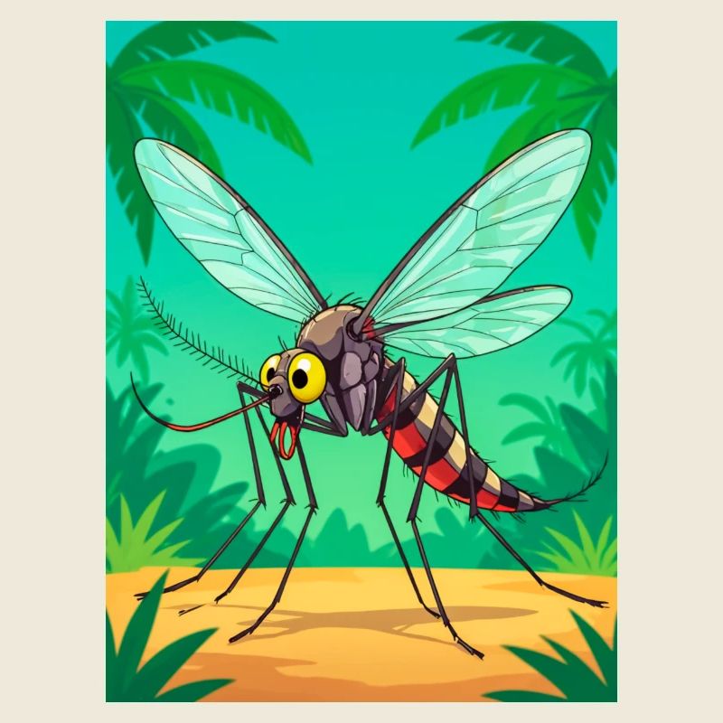 Moustique anophèle – répandu dans les régions tropicales