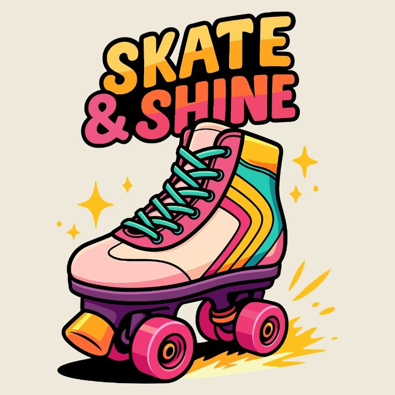 Skate & Shine Neon Roller