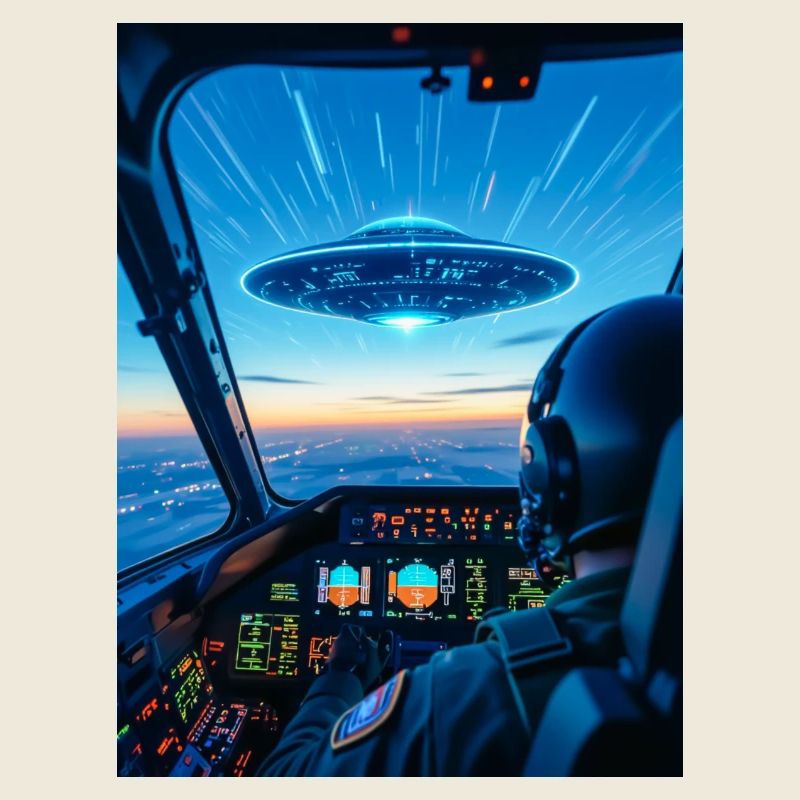 Cockpit OVNI – Vue sur l’inconnu