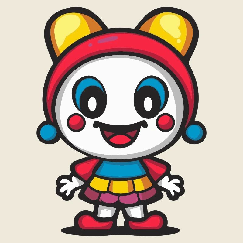 Halloween Clown Niedlich Comic
