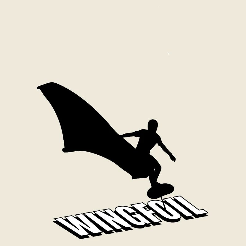 Wingfoil Typographie de rue