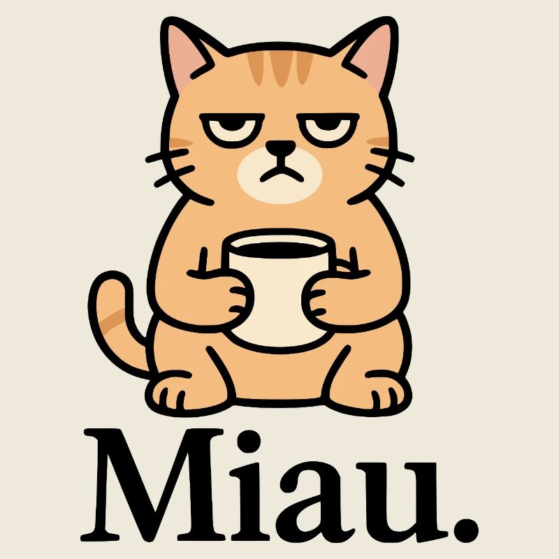 Miaou matin, grogne