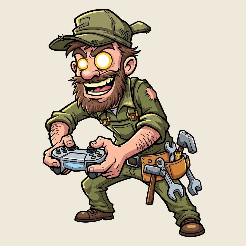 Gamer Schrauber Werkheld Handwerker