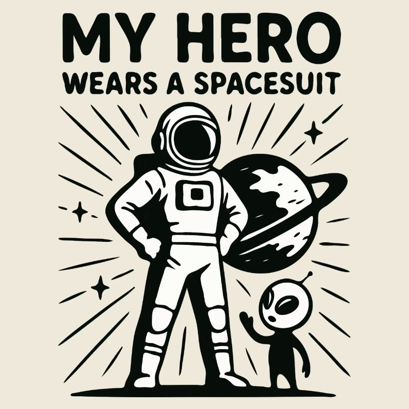 Space Hero in a Spacesuit