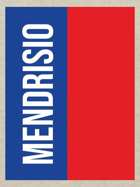 Mendrisio Blau Rot Vertical