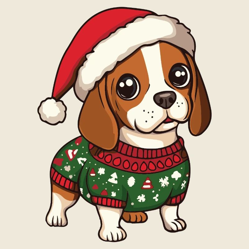 Beagle Chien Noël