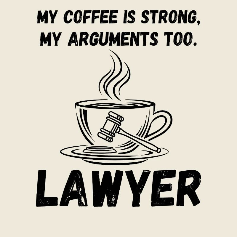 Café fort, arguments aussi – chemise d’avocat