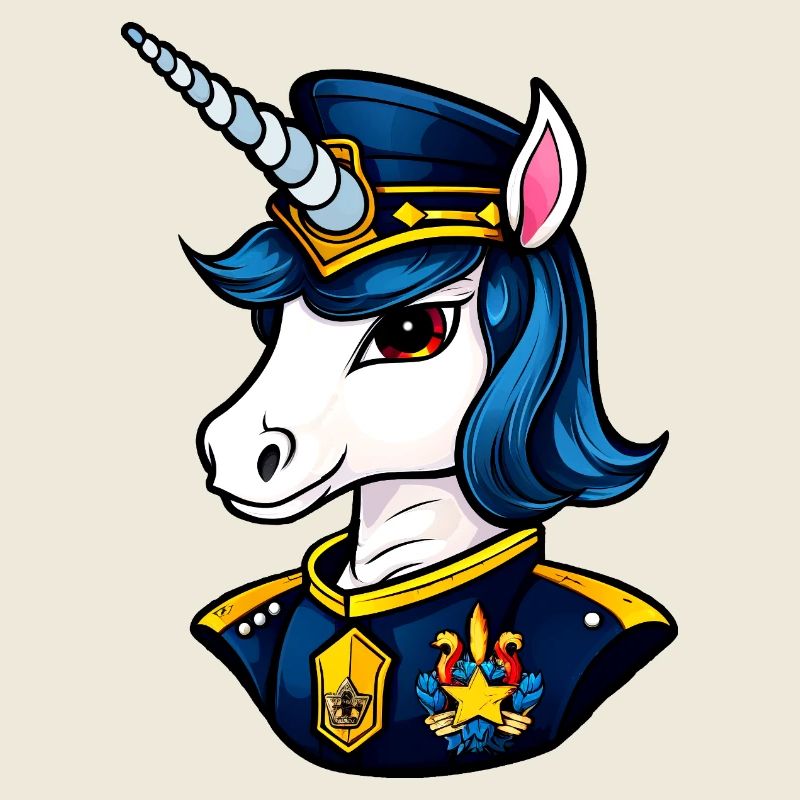 Einhorn Polizist