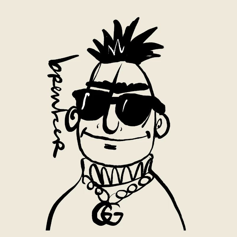 Minimalist Face Line Drawing