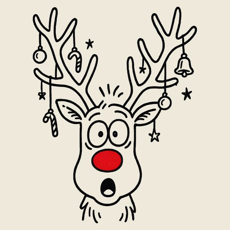 Renne Rudolph Joyeux Noël