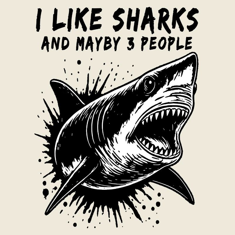 A silent but deadly, sarcastic shark.