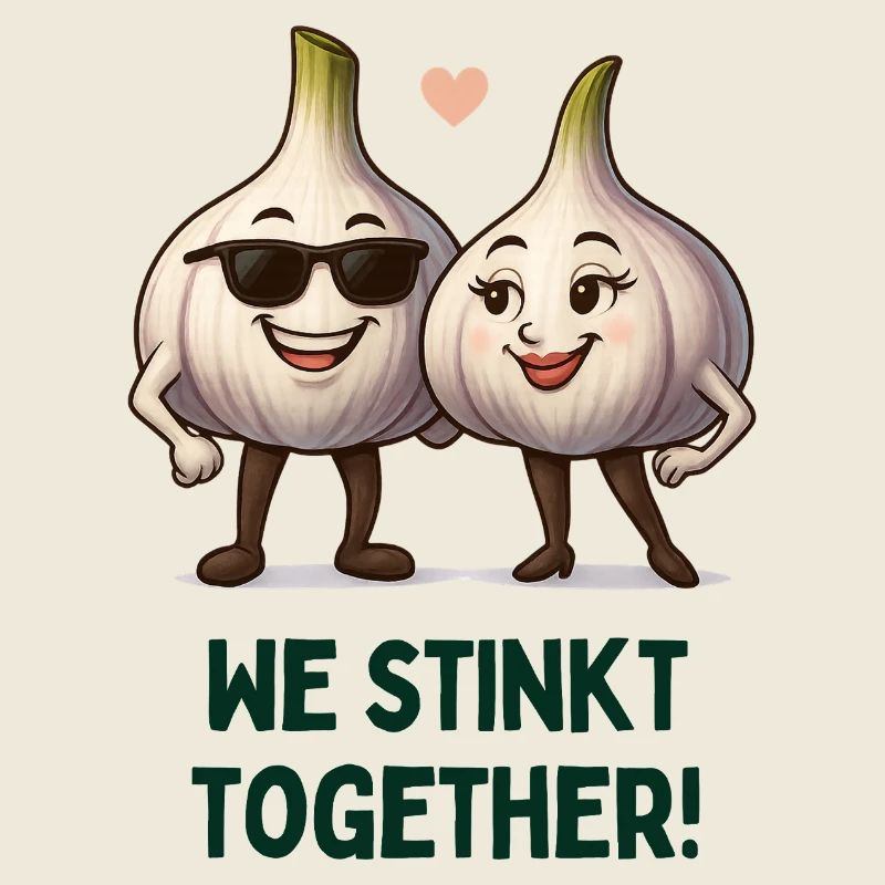 Garlic duo: We stink together