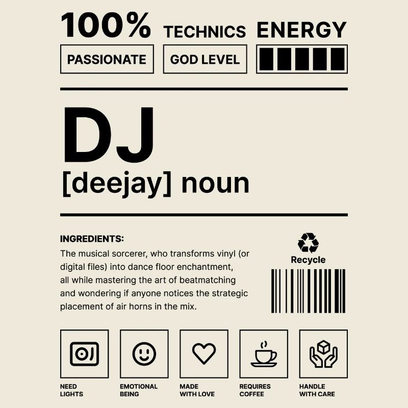 Deejay Vibes Black