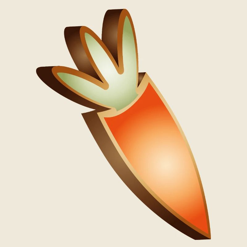 Carrot cookies in Easter design