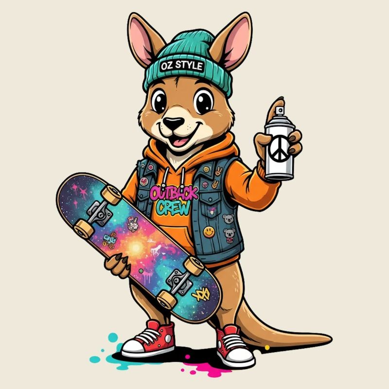 Kangaroo Sk8 Crew Oz Style