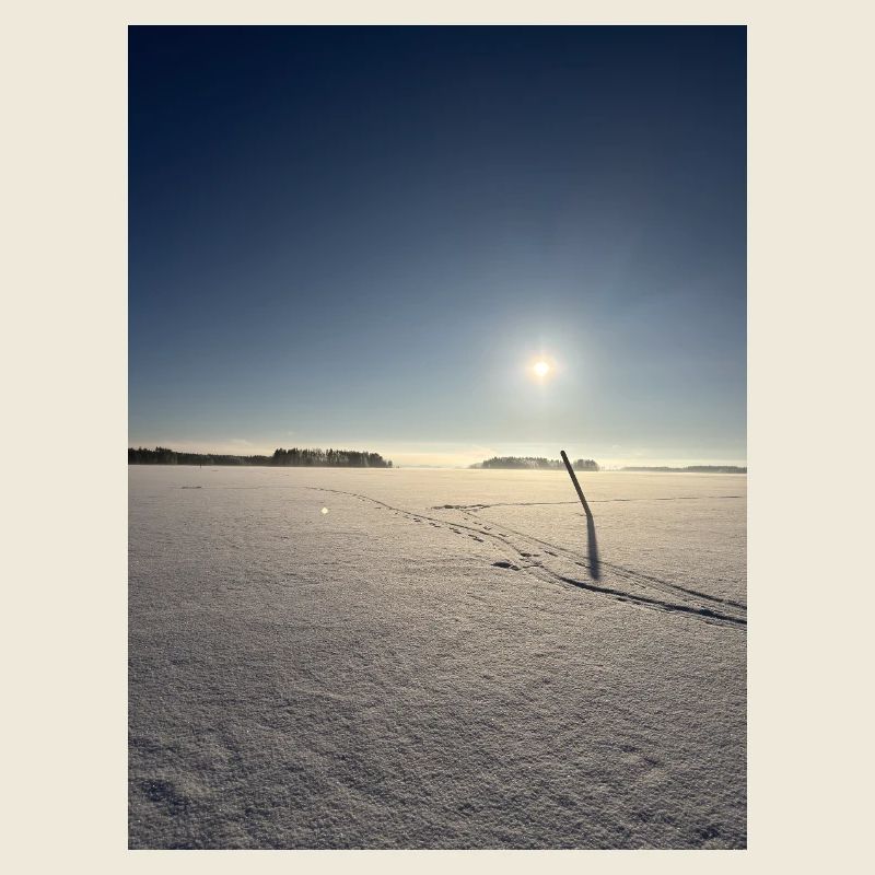 Matin d’hiver sur le lac Saimaa