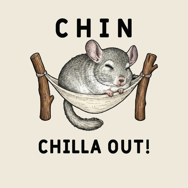 Chinchilla Chin ChillaOut Humor