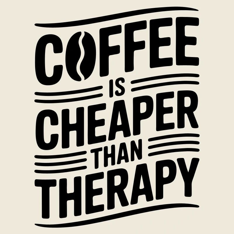 Le café est moins cher que la thérapie