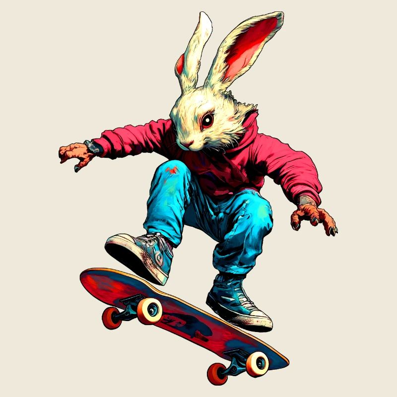 Hase Skateboarder