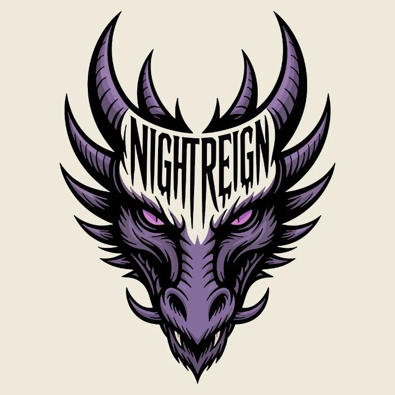 Violet Night Dragon - Night Reign
