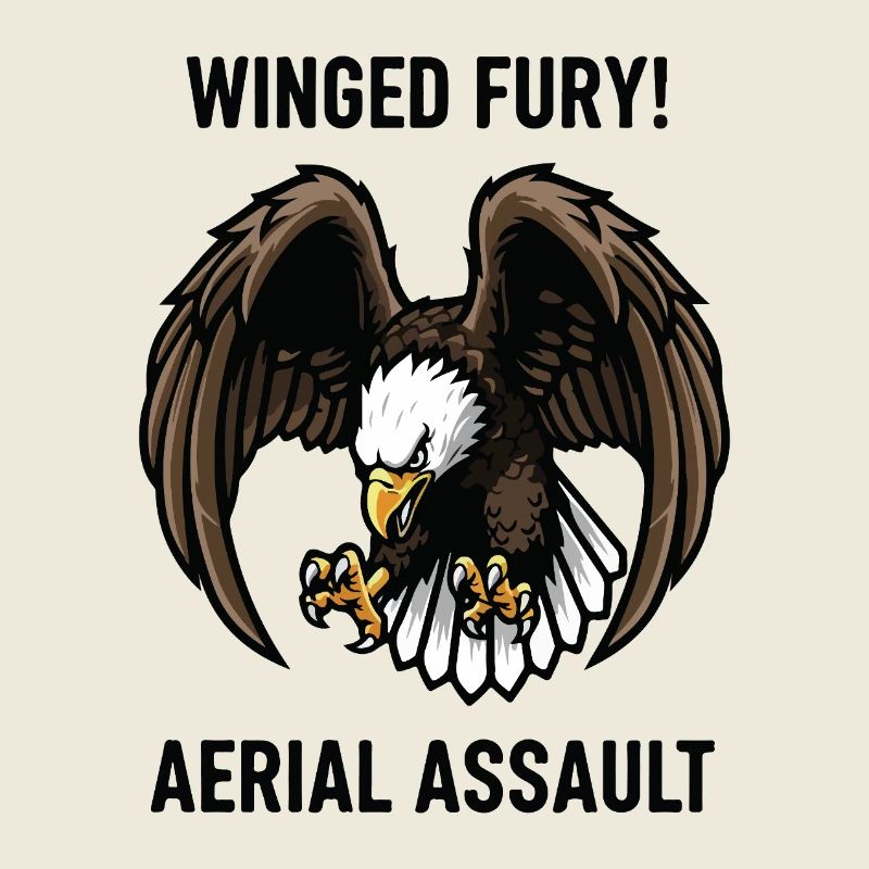 Winged Fury Golden Eagle Attack