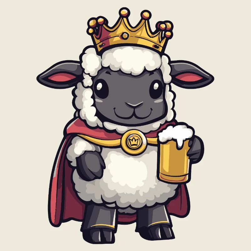 Schaf Bier König