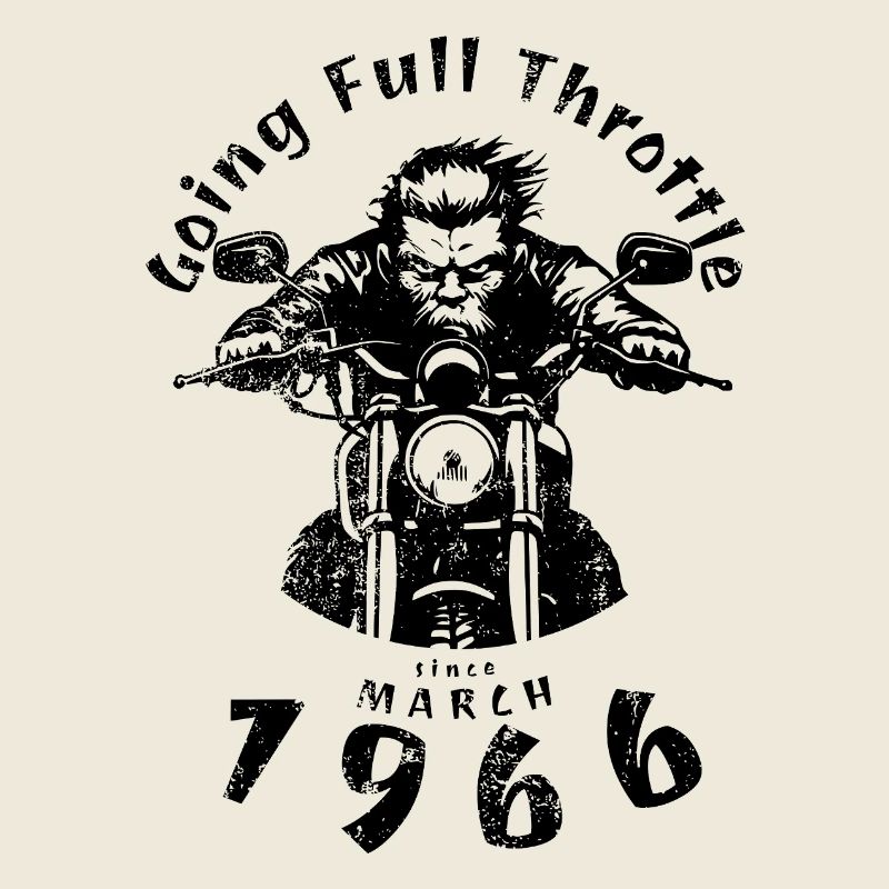 60. Geburtstag Going Full Throttle Since 03/1966