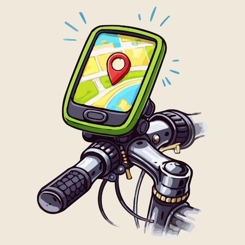 Localisateur d’itinéraire pour la navigation cyclable