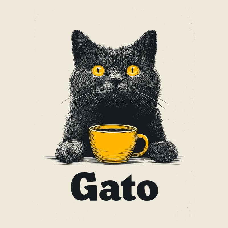 Gato Coffee View Cat
