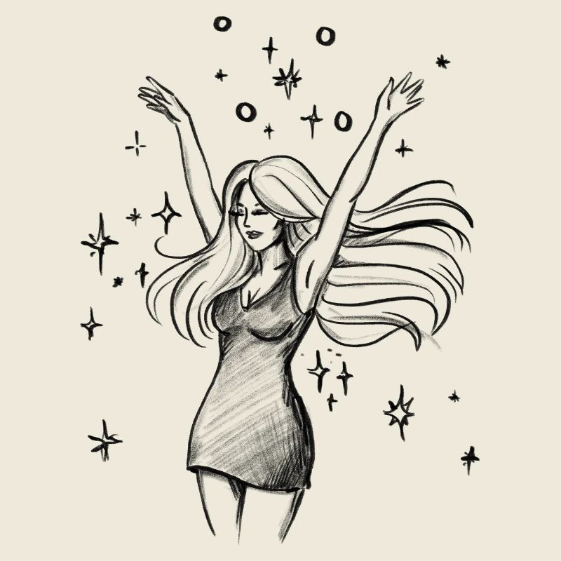 Autonomisation de la femme dansante - Illustration