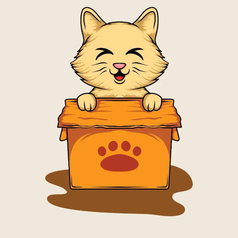 Boîte à rire pour chat