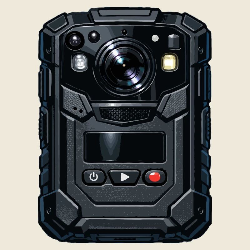 Robuste Action Cam-Illustration
