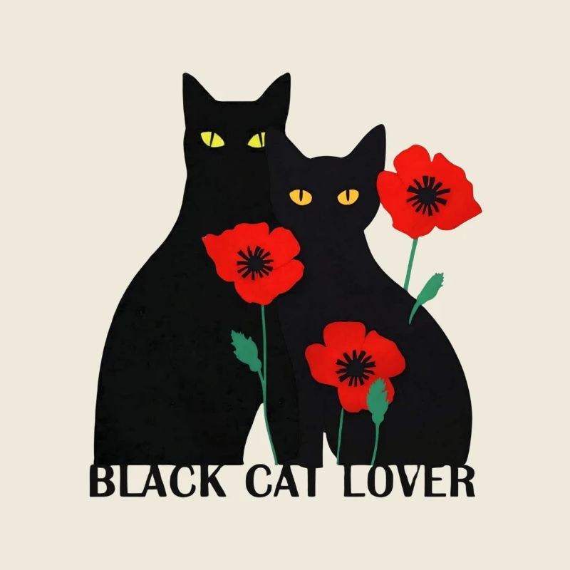 Amoureux des chats noirs