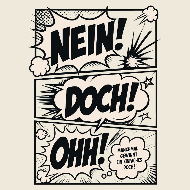 Non, mais oh, un proverbe culte design