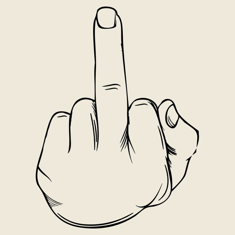 Mittelfinger Statement