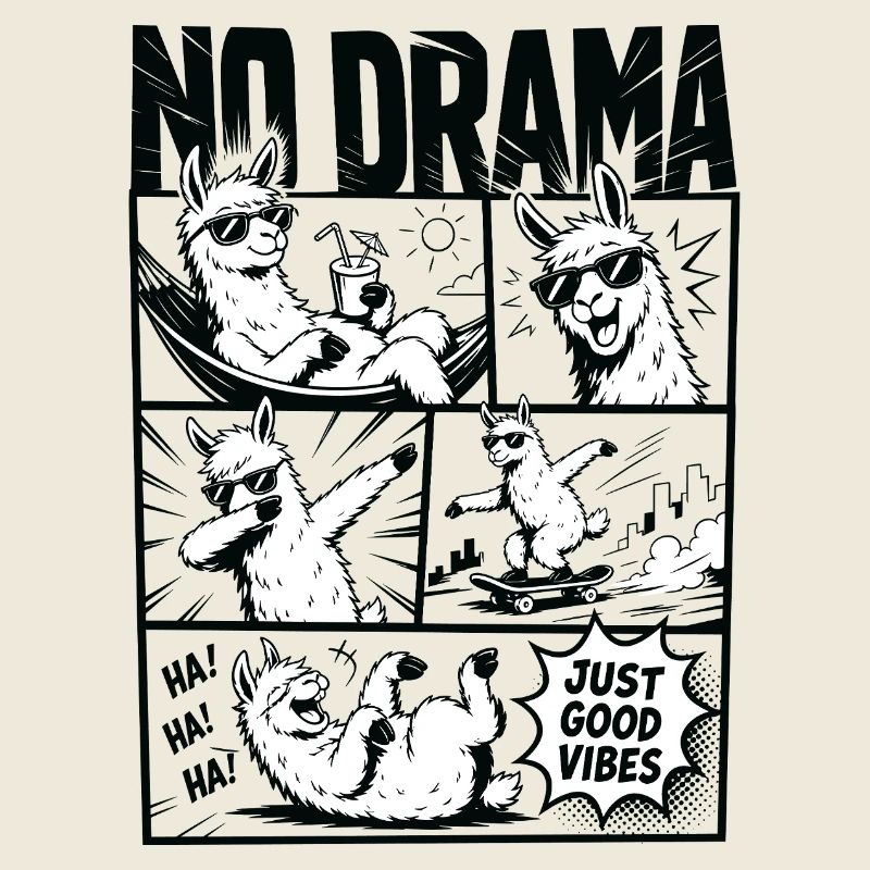 Pas de drame, juste des vibrations, Lama