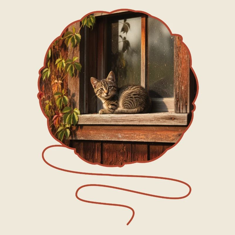 T-Shirt-Design „Katze“