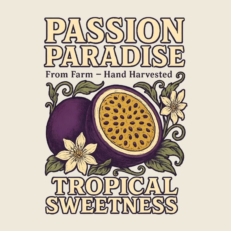 Passion Fruit Summer Fruit Vintage Fruit