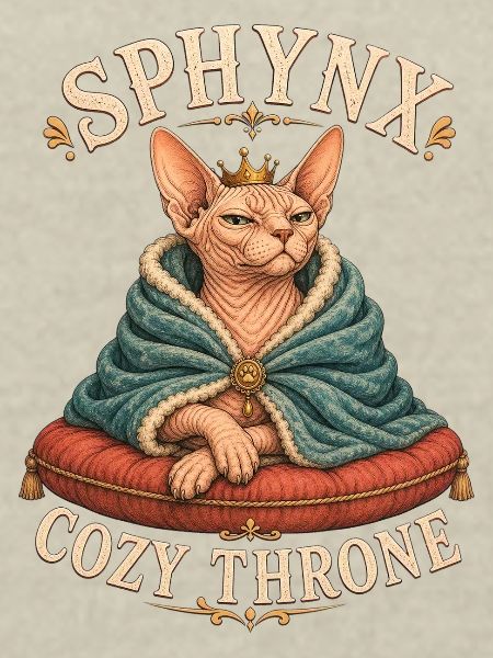 SPHYNX TRÔNE DOUILLET Chat
