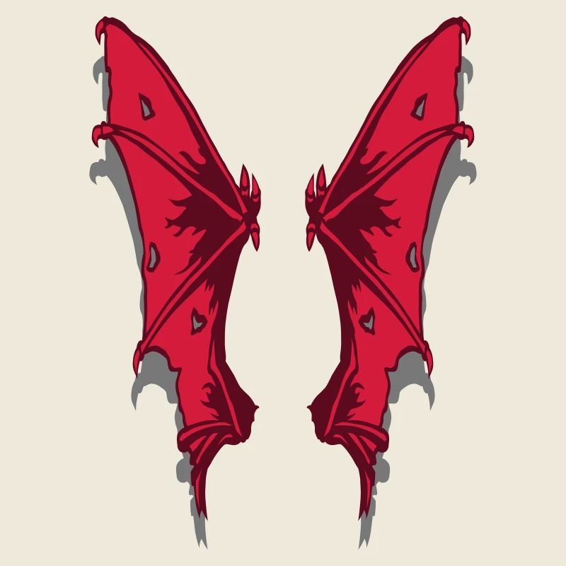 Demon wings in my back