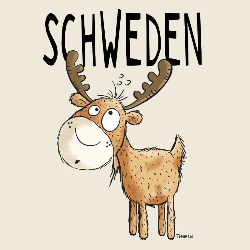 Elch aus Schweden - Elche - Hirsch - Geschenk