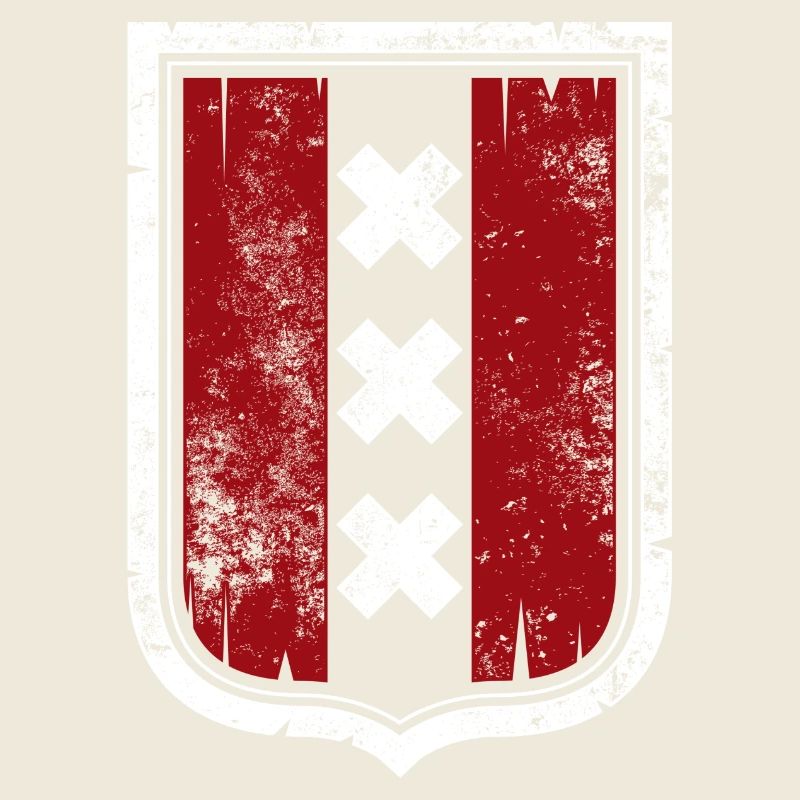 Blason du Bouclier Rouge avec des X blancs