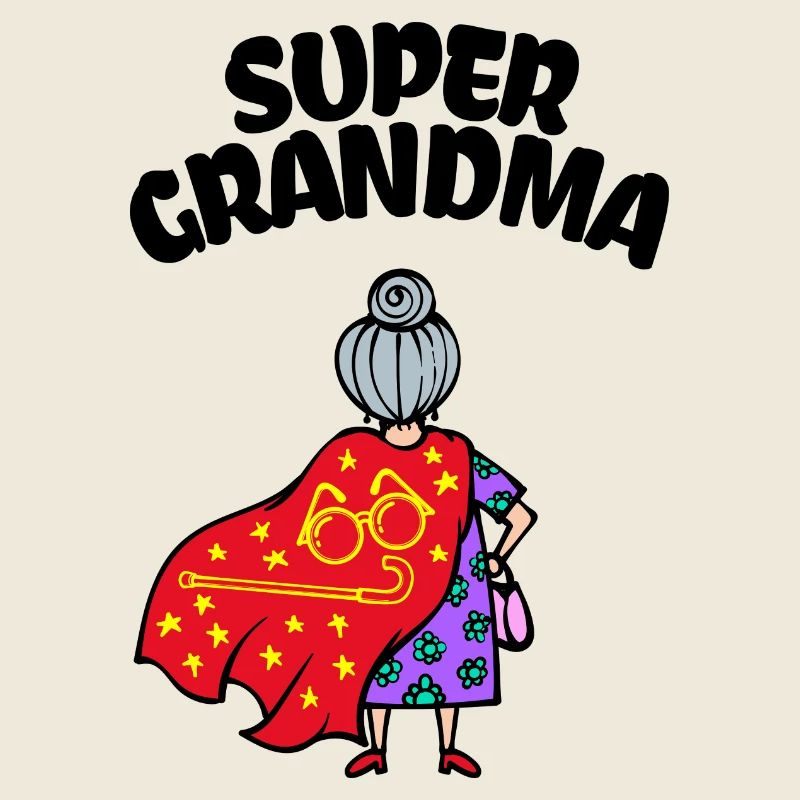 Superoma Spruch Brille Rentnerin Großmutter Oma