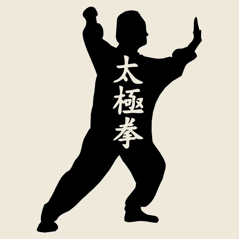 Schattenfigur Taichi