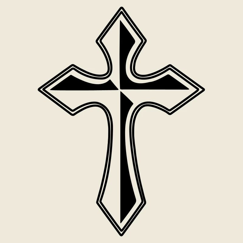 Cross transparent shadow image