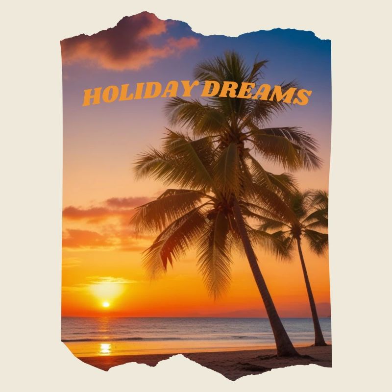Holiday Dreams - Plage avec coucher de soleil