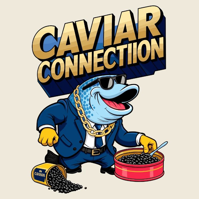Vendeur de caviar