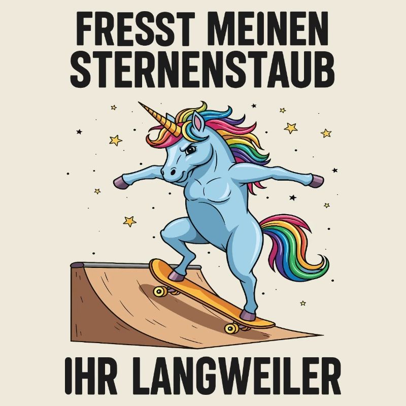 Skateboard-Einhorn