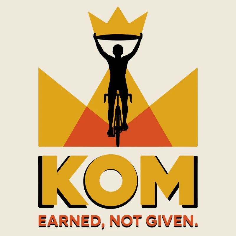 Cycliste KOM Logo Couronne Cadeau