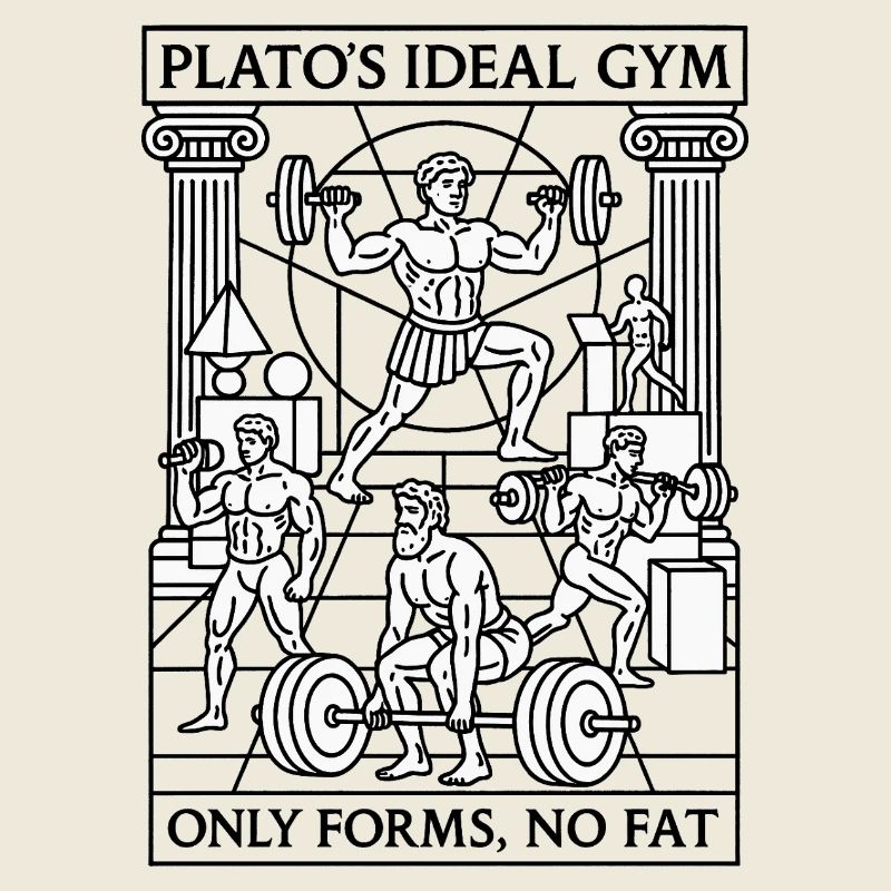 La salle de sport idéale de Platon : juste la forme, pas la graisse